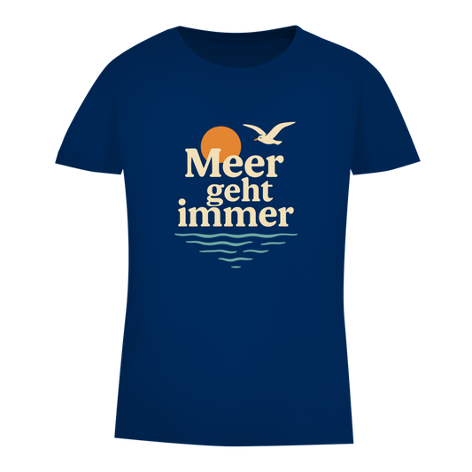 Damen Premium Bio T-Shirt MEER GEHT IMMER