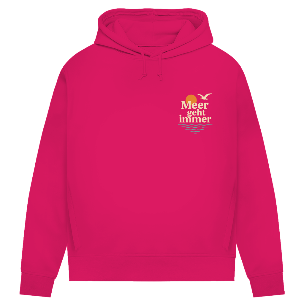 Damen Premium Bio Hoodie MEER GEHT IMMER