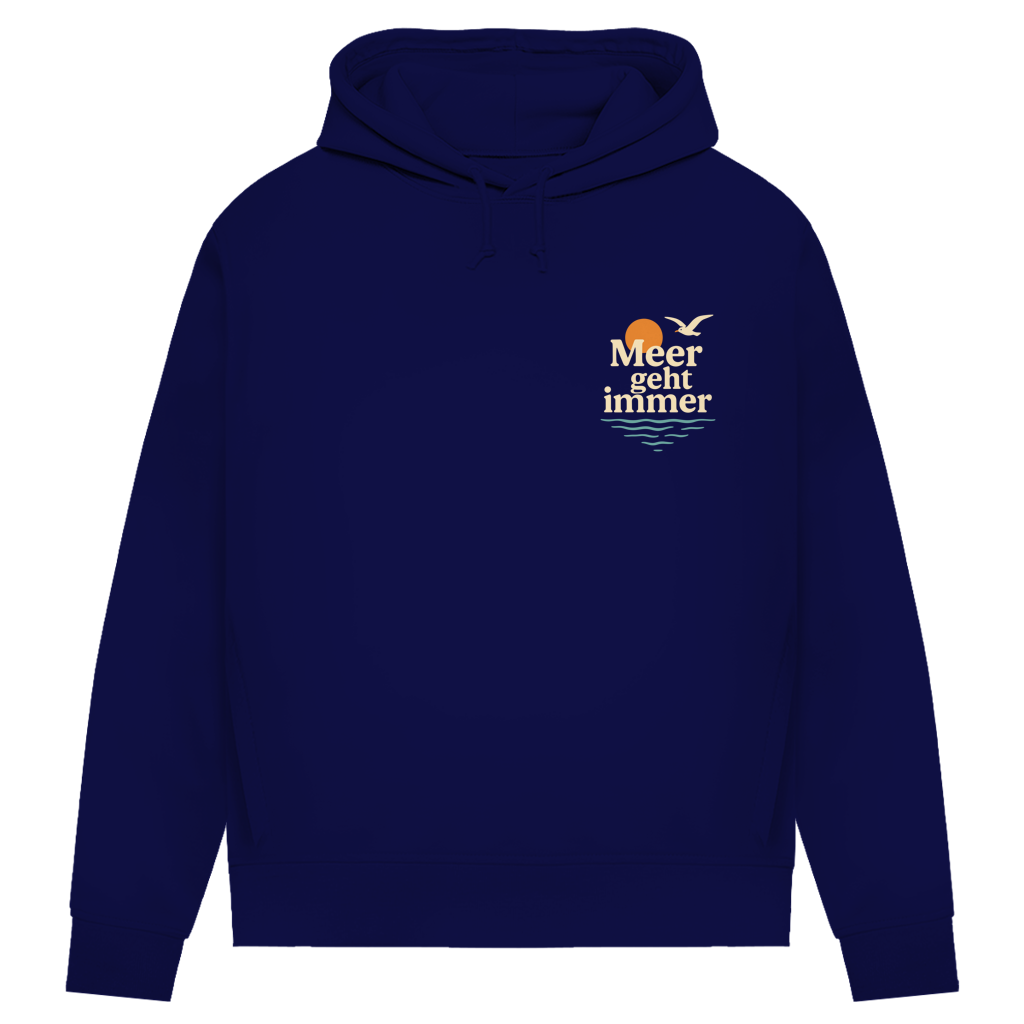 Damen Premium Bio Hoodie MEER GEHT IMMER