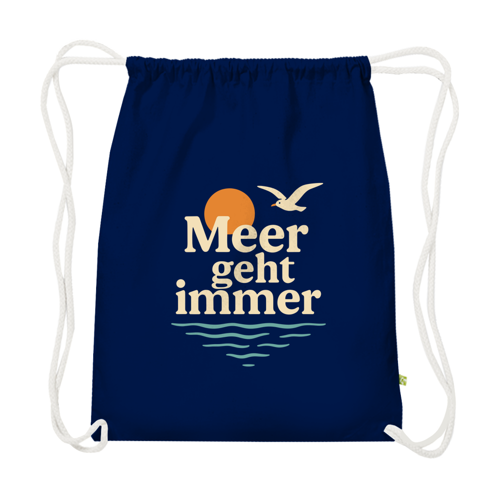 MEER GEHT IMMER Turnbeutel