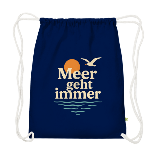 MEER GEHT IMMER Turnbeutel