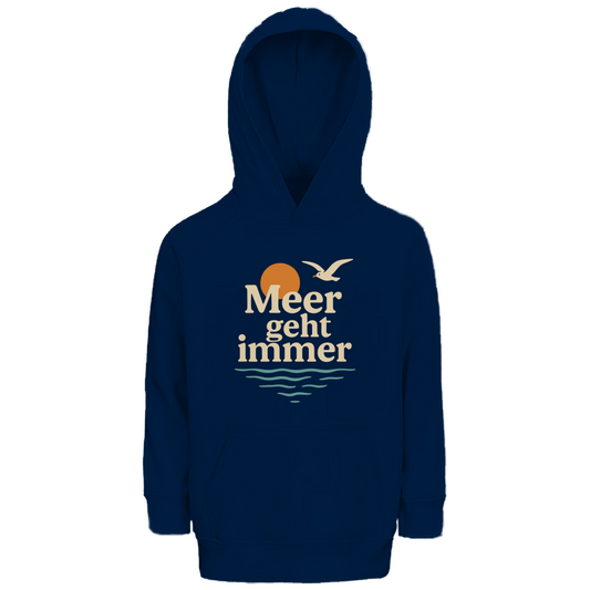 Kinder Premium Bio Hoodie MEER GEHT IMMER