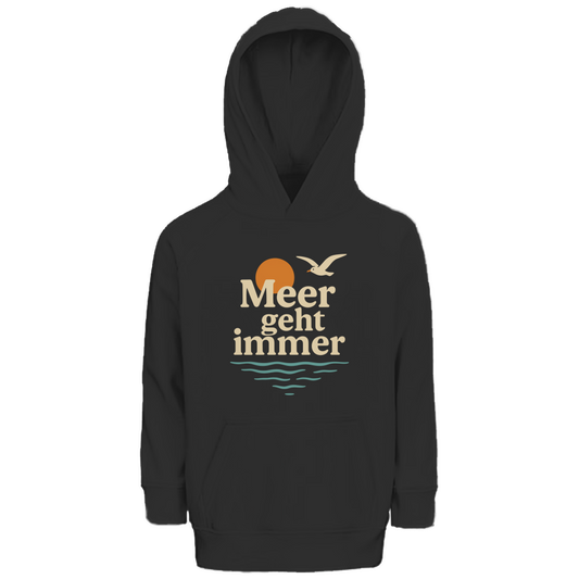 Kinder Premium Bio Hoodie MEER GEHT IMMER