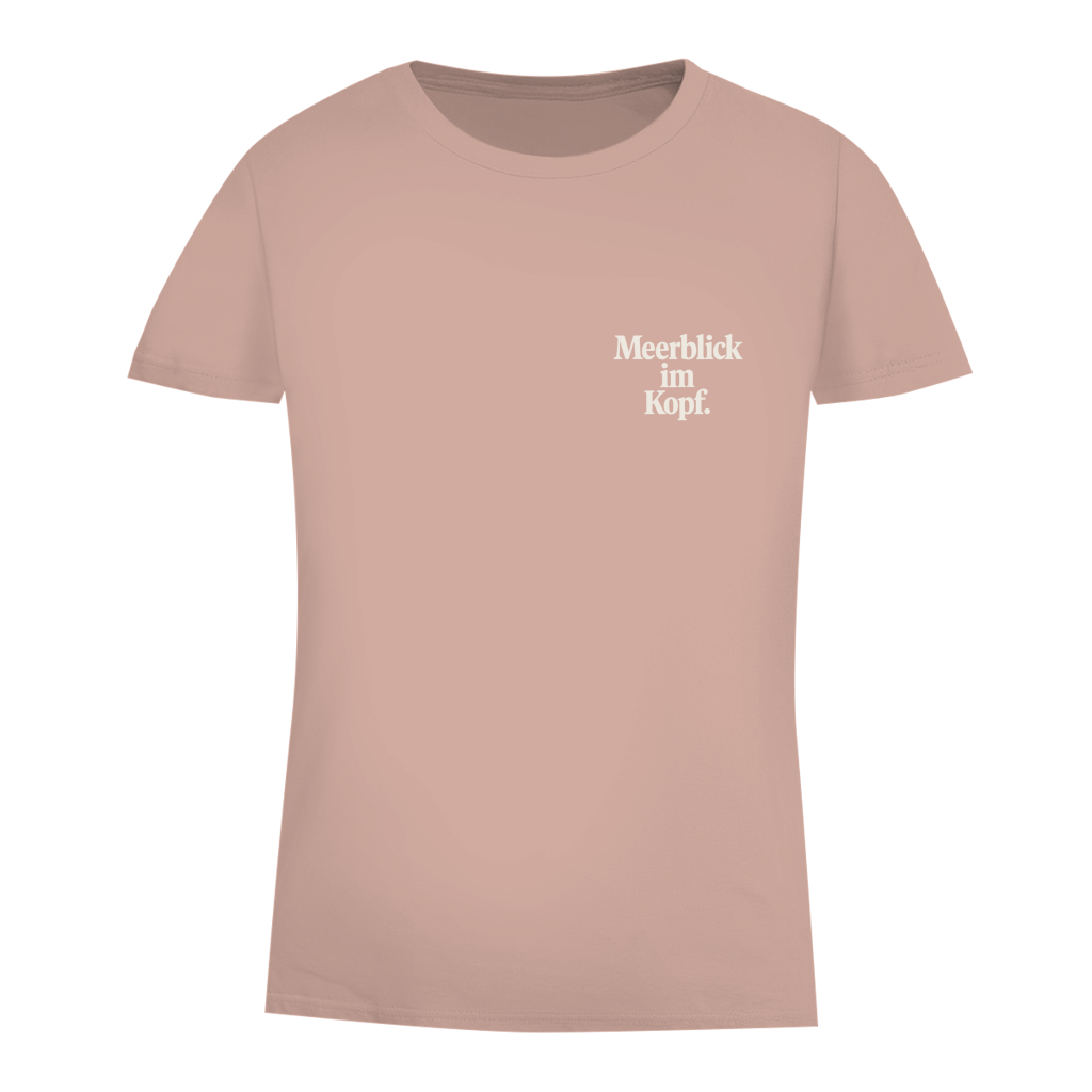 Damen Premium Bio T-Shirt MEERBLICK IM KOPF