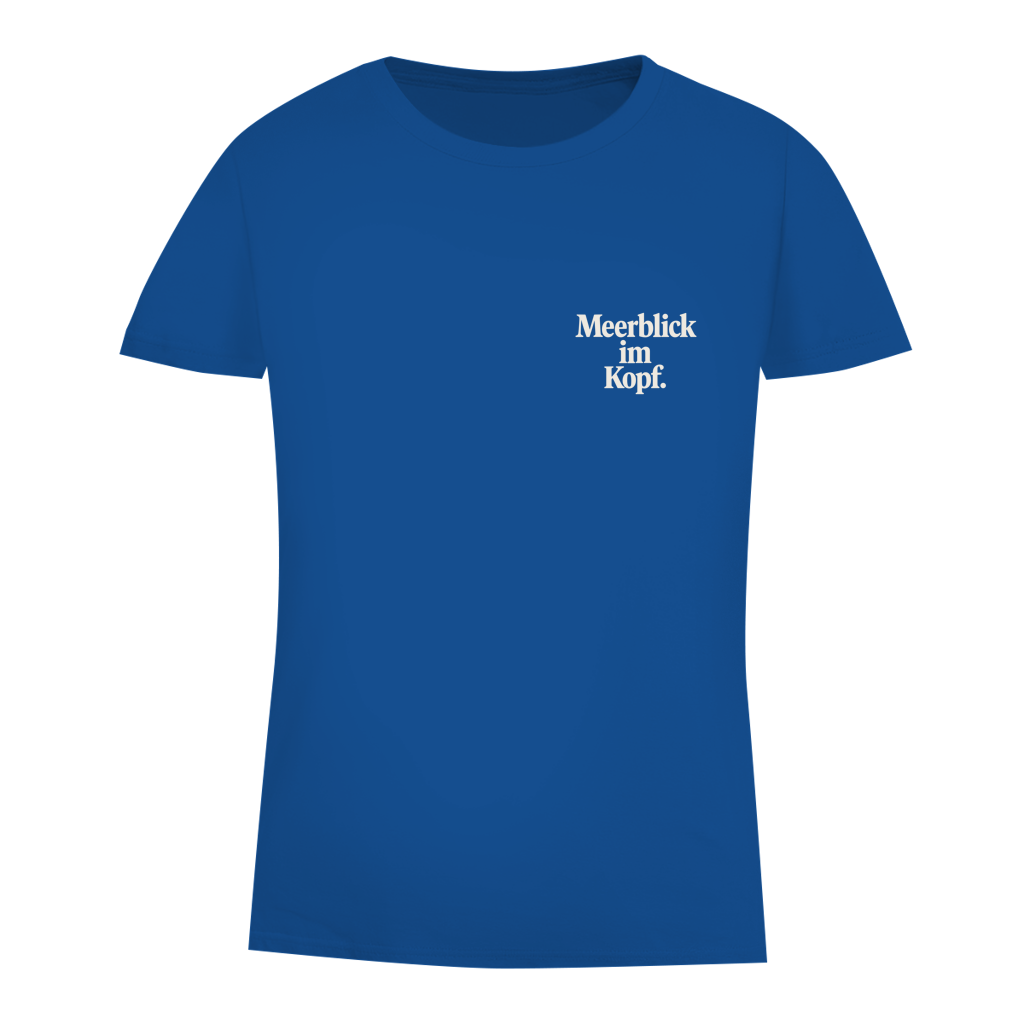 Damen Premium Bio T-Shirt MEERBLICK IM KOPF