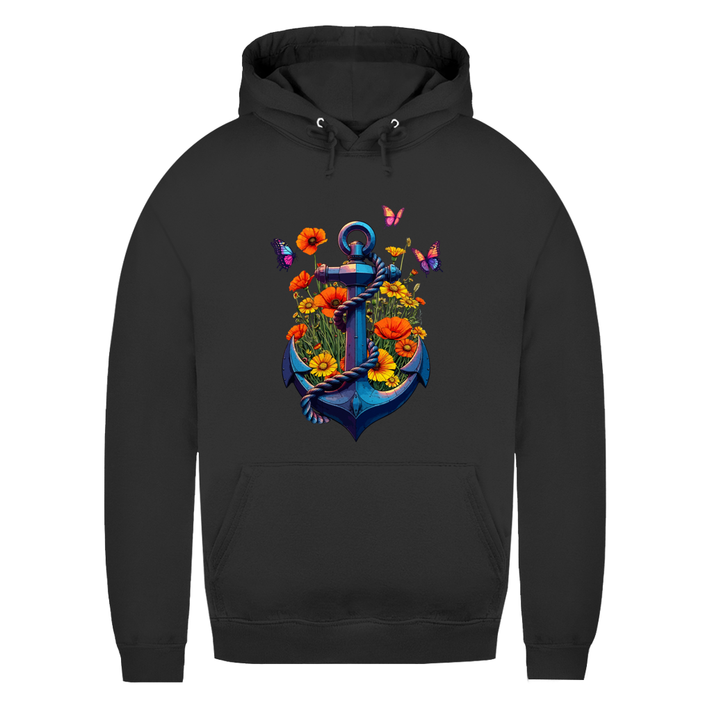 FLOWER POWER ANCHOR Damen Hoodie