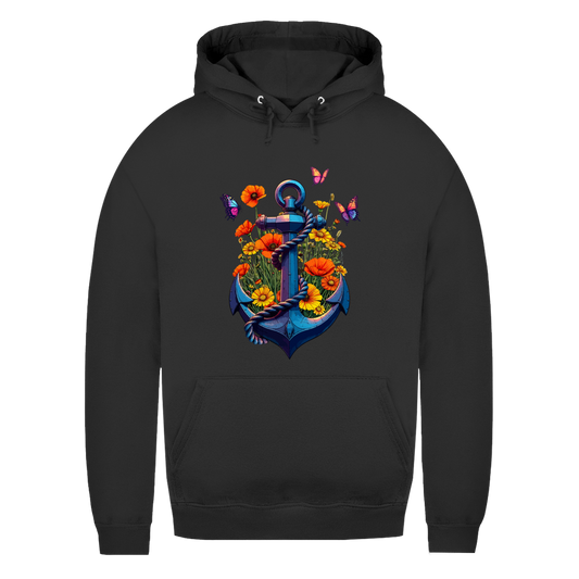 FLOWER POWER ANCHOR Damen Hoodie