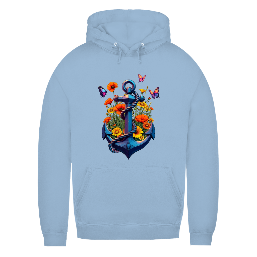 FLOWER POWER ANCHOR Damen Hoodie