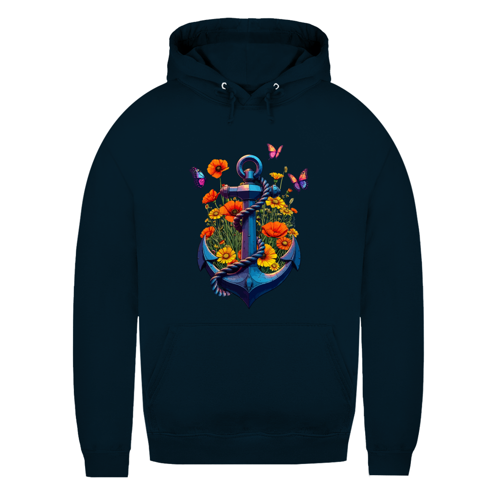 FLOWER POWER ANCHOR Damen Hoodie