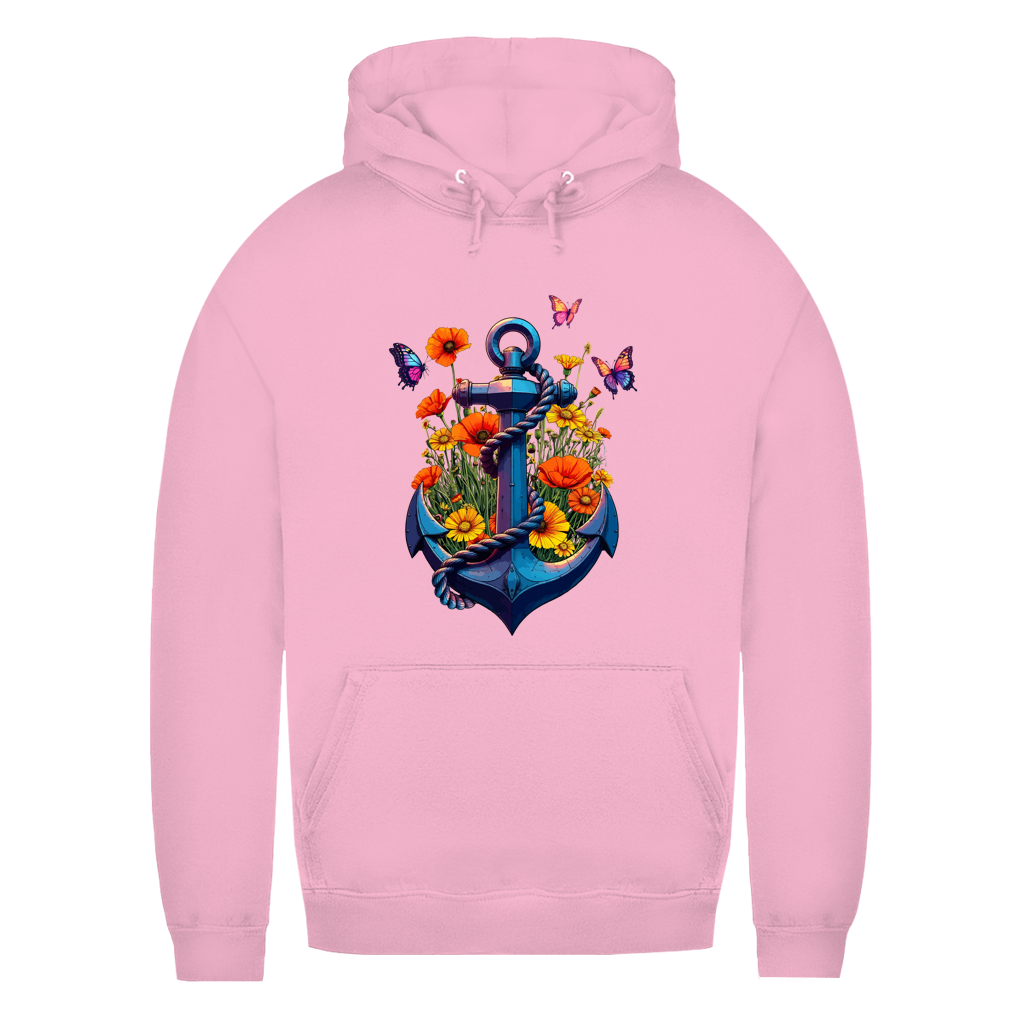 FLOWER POWER ANCHOR Damen Hoodie