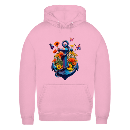 FLOWER POWER ANCHOR Damen Hoodie