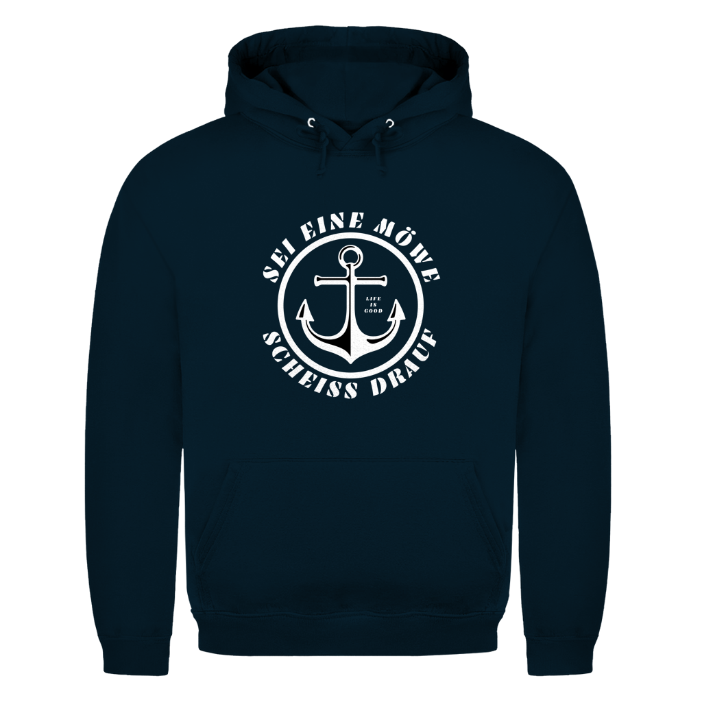 SEI EINE MÖWE Herren Hoodie