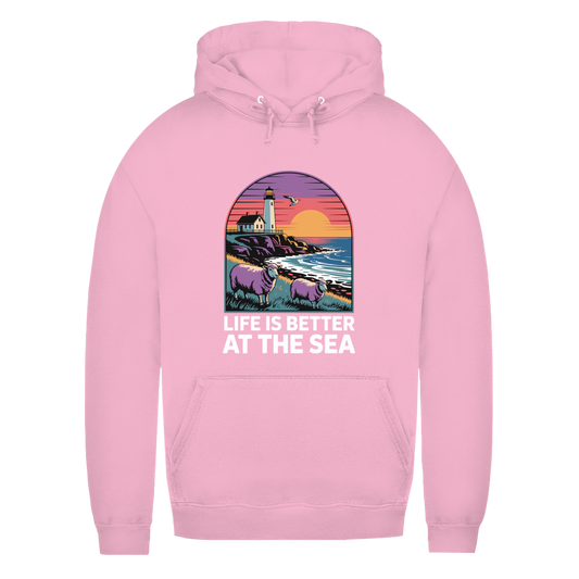 LIFE IS BETTER AT THE SEA Damen Hoodie