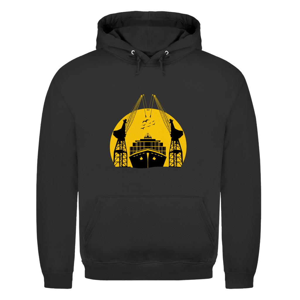 DICKER POTT IM HAFEN Herren Hoodie