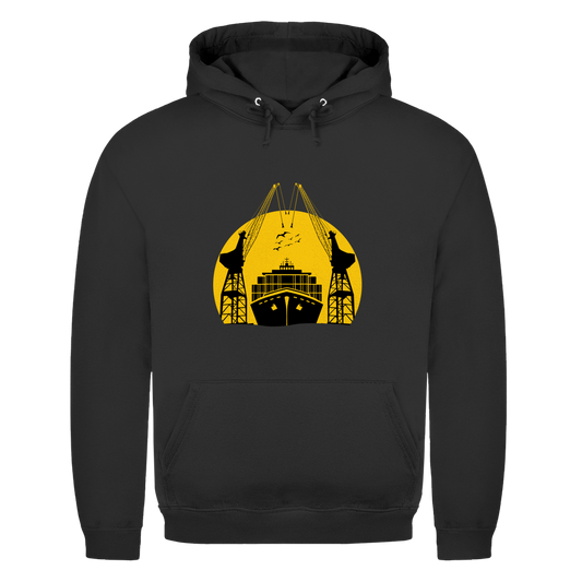 DICKER POTT IM HAFEN Herren Hoodie