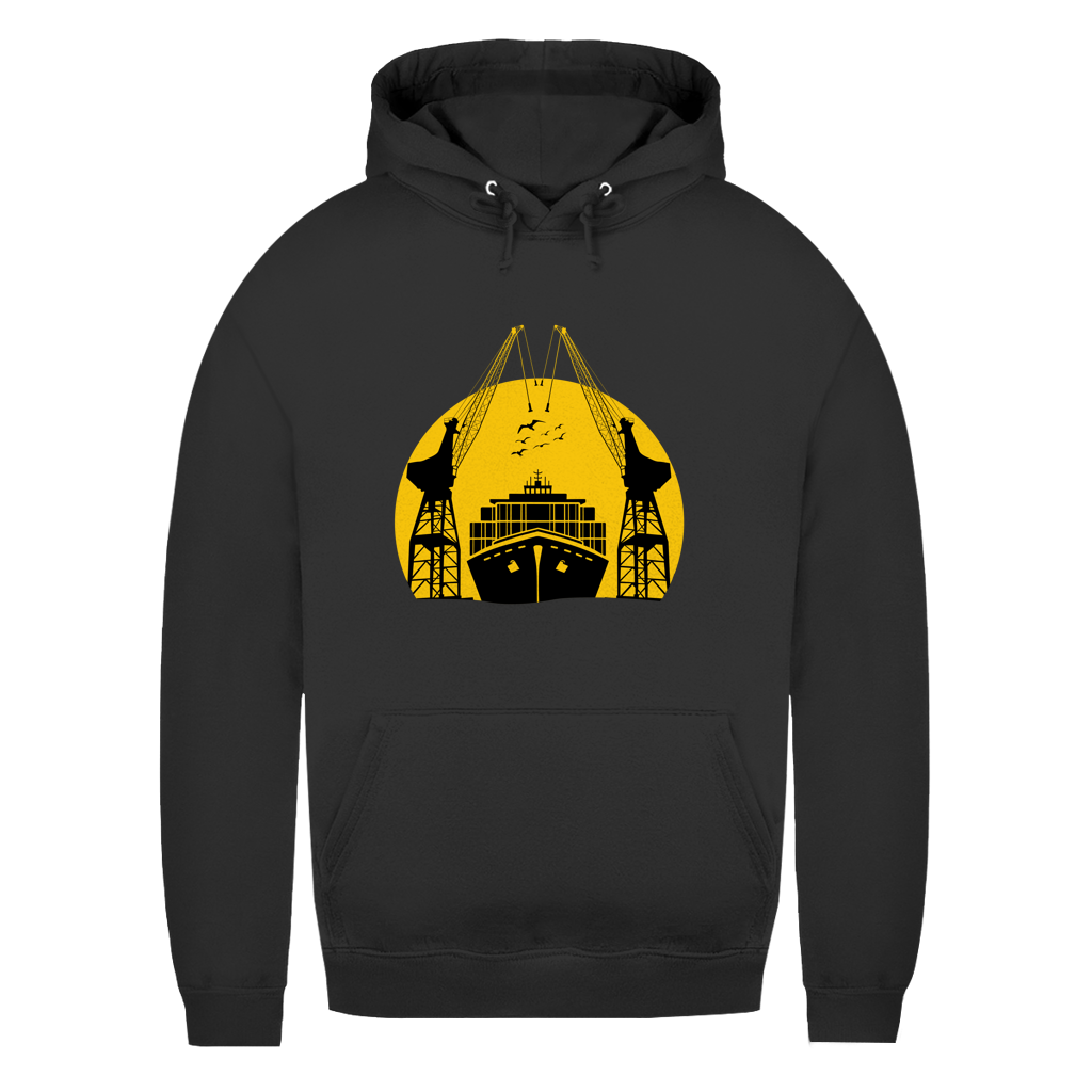 DICKER POTT IM HAFEN Damen Hoodie