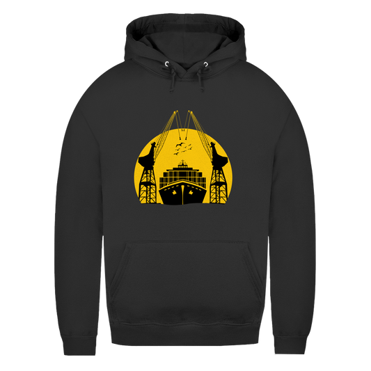 DICKER POTT IM HAFEN Damen Hoodie