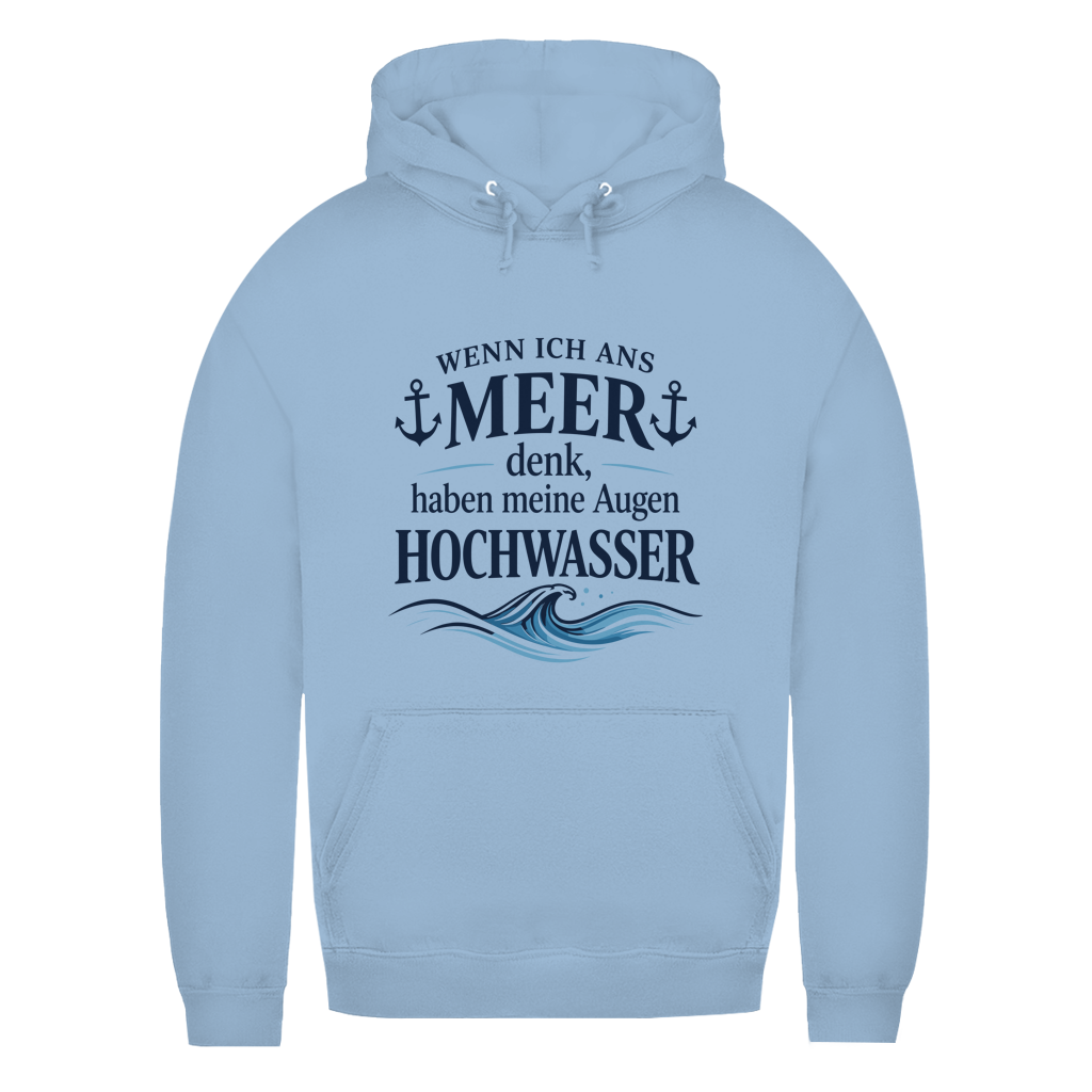 WENN ICH ANS MEER DENK Damen Hoodie