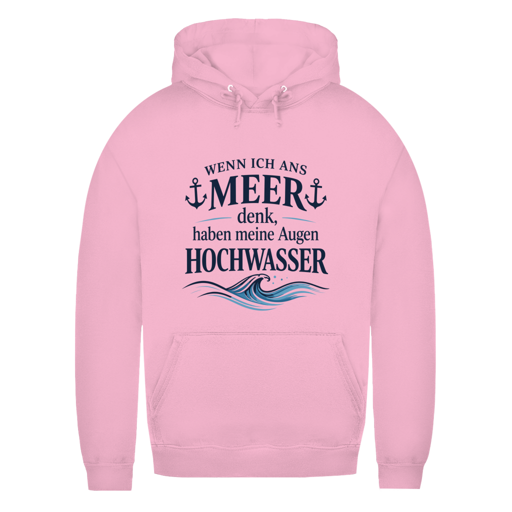 WENN ICH ANS MEER DENK Damen Hoodie