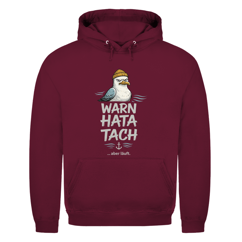 WARN HATA TACH ... ABER LÄUFT Herren Hoodie