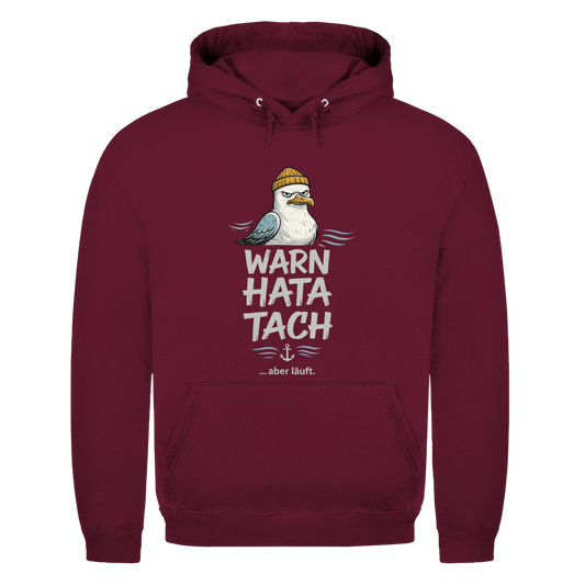 WARN HATA TACH ... ABER LÄUFT Herren Hoodie
