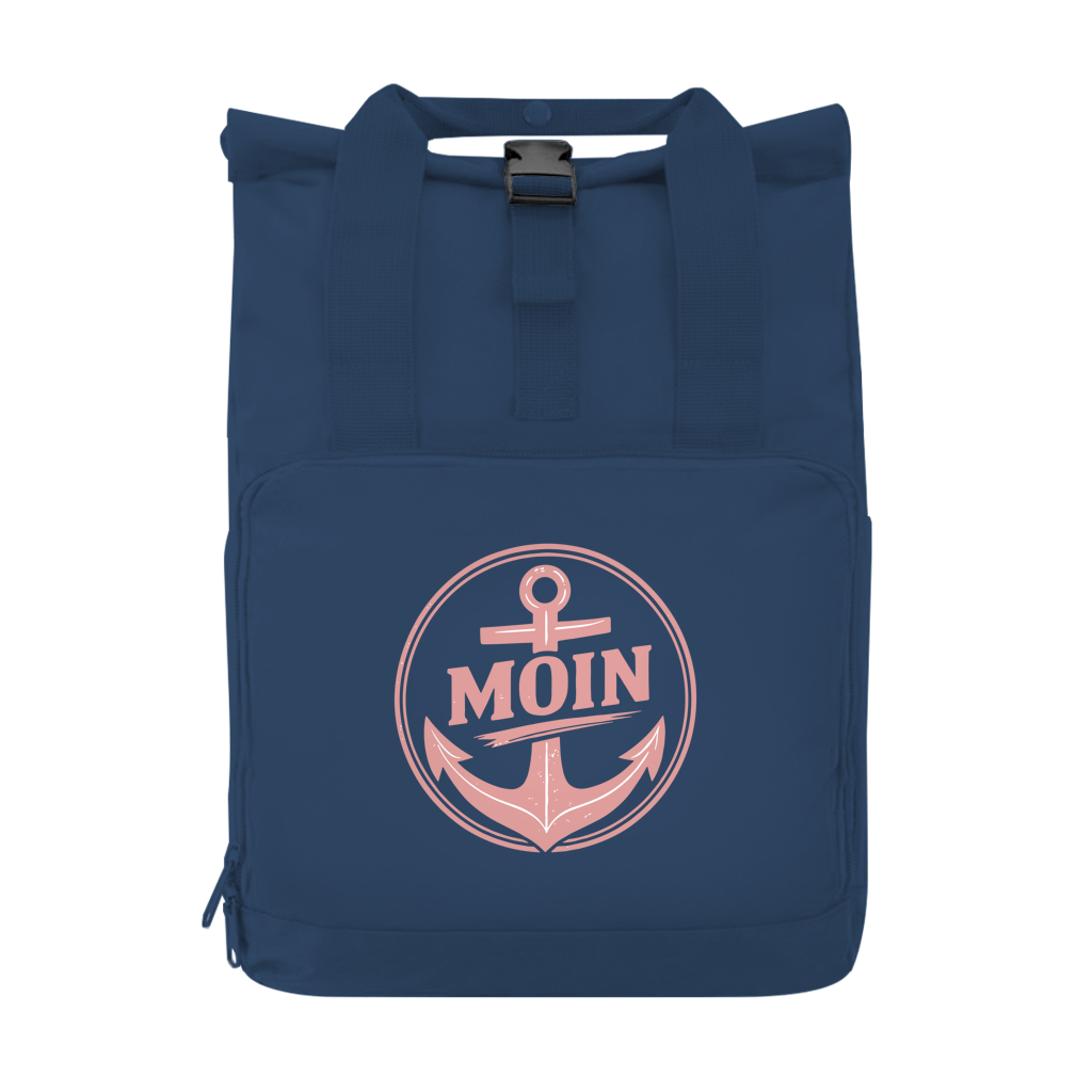MOIN ANKER ROSÉ Rucksack mit Seitentasche