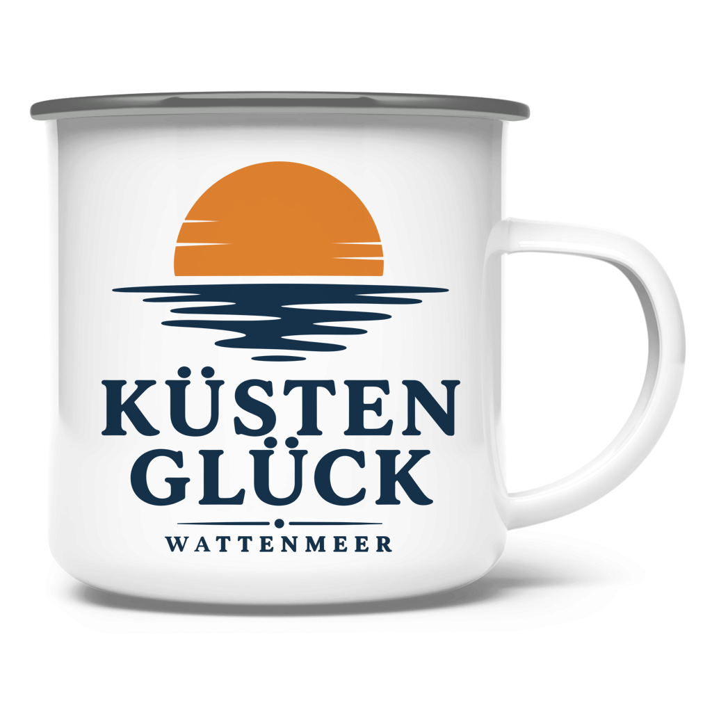 KÜSTENGLÜCK WATTENMEER Emaillepott