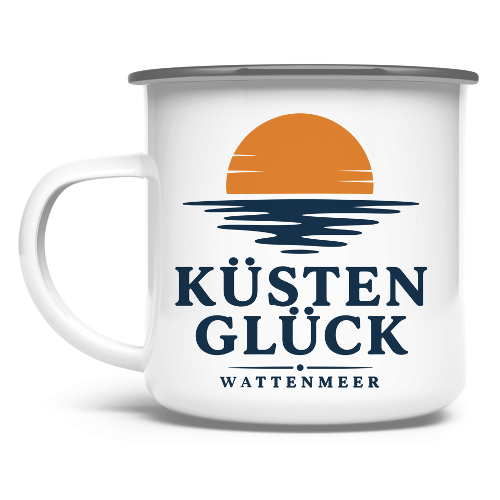 KÜSTENGLÜCK WATTENMEER Emaillepott