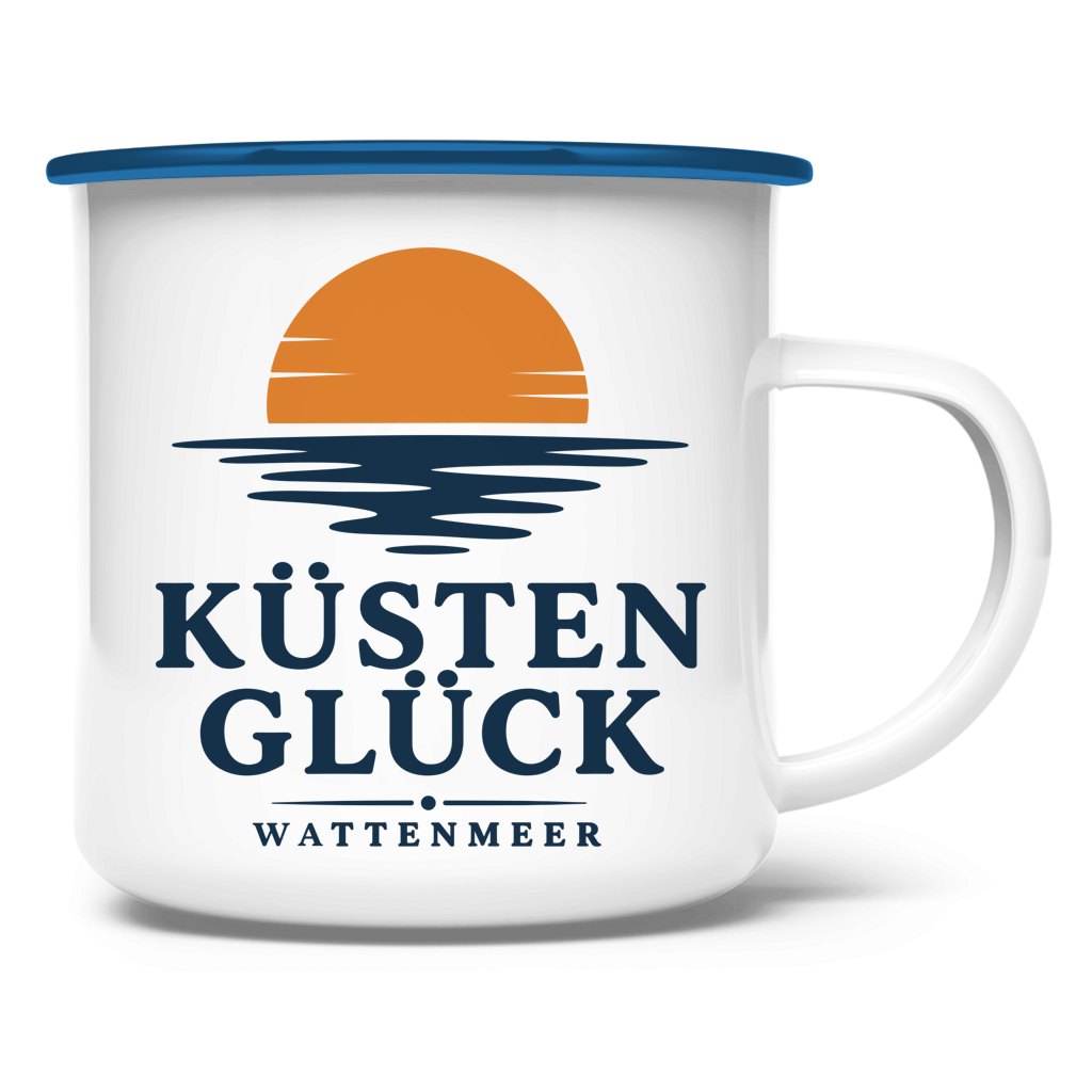 KÜSTENGLÜCK WATTENMEER Emaillepott