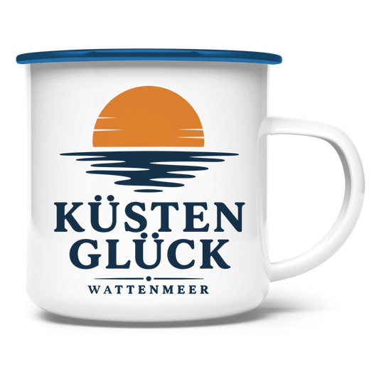 KÜSTENGLÜCK WATTENMEER Emaillepott