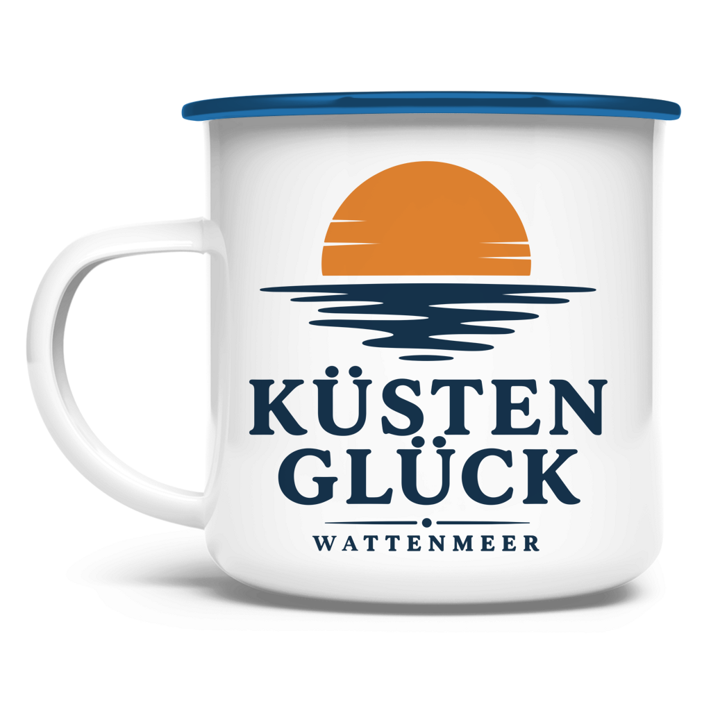 KÜSTENGLÜCK WATTENMEER Emaillepott