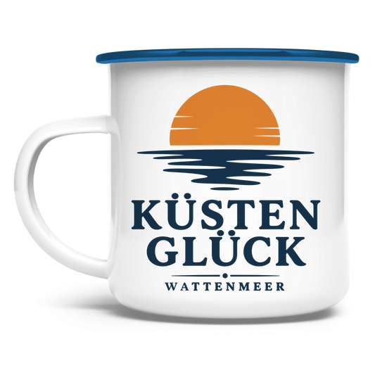 KÜSTENGLÜCK WATTENMEER Emaillepott