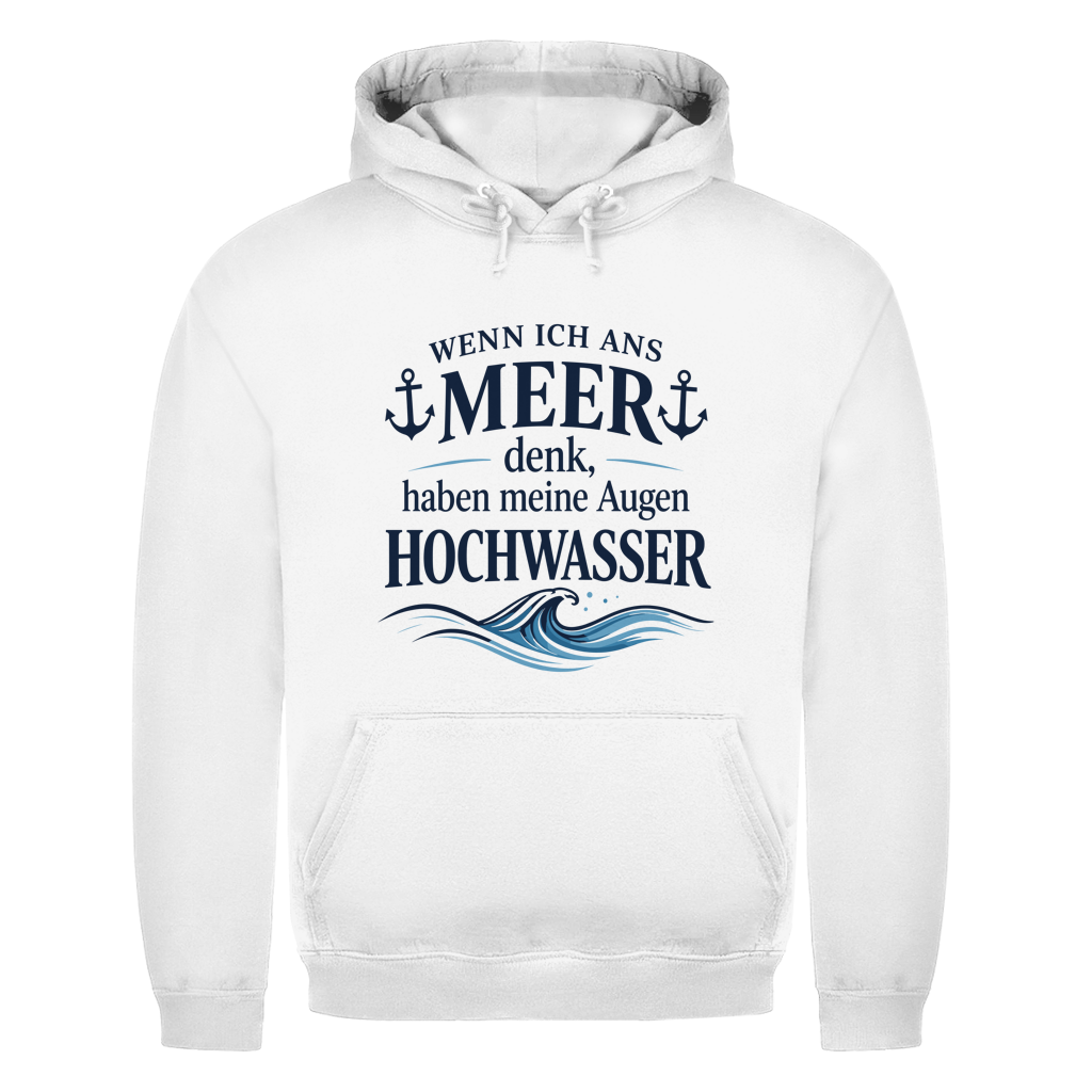 WENN ICH ANS MEER DENK Herren Hoodie