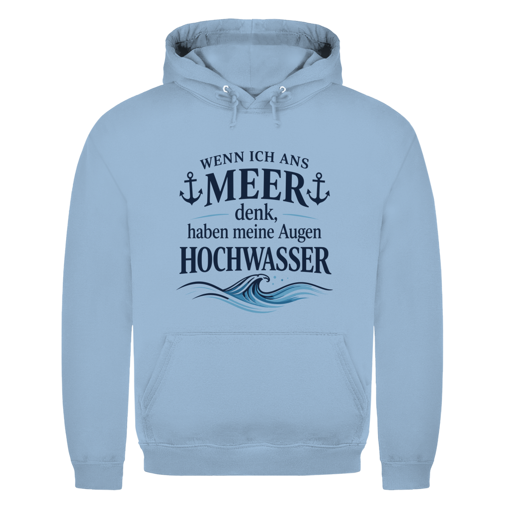 WENN ICH ANS MEER DENK Herren Hoodie