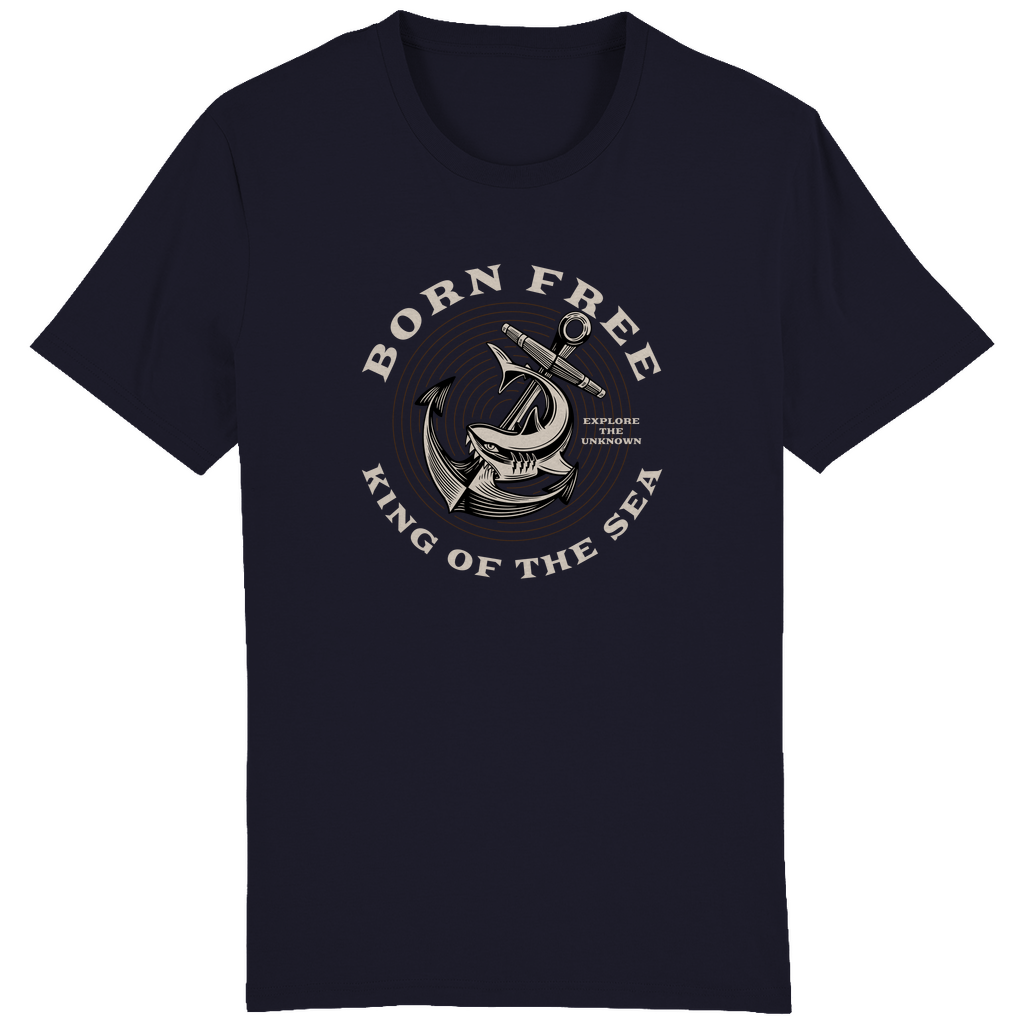 BORN FREE KING OF THE SEA T-SHIRT