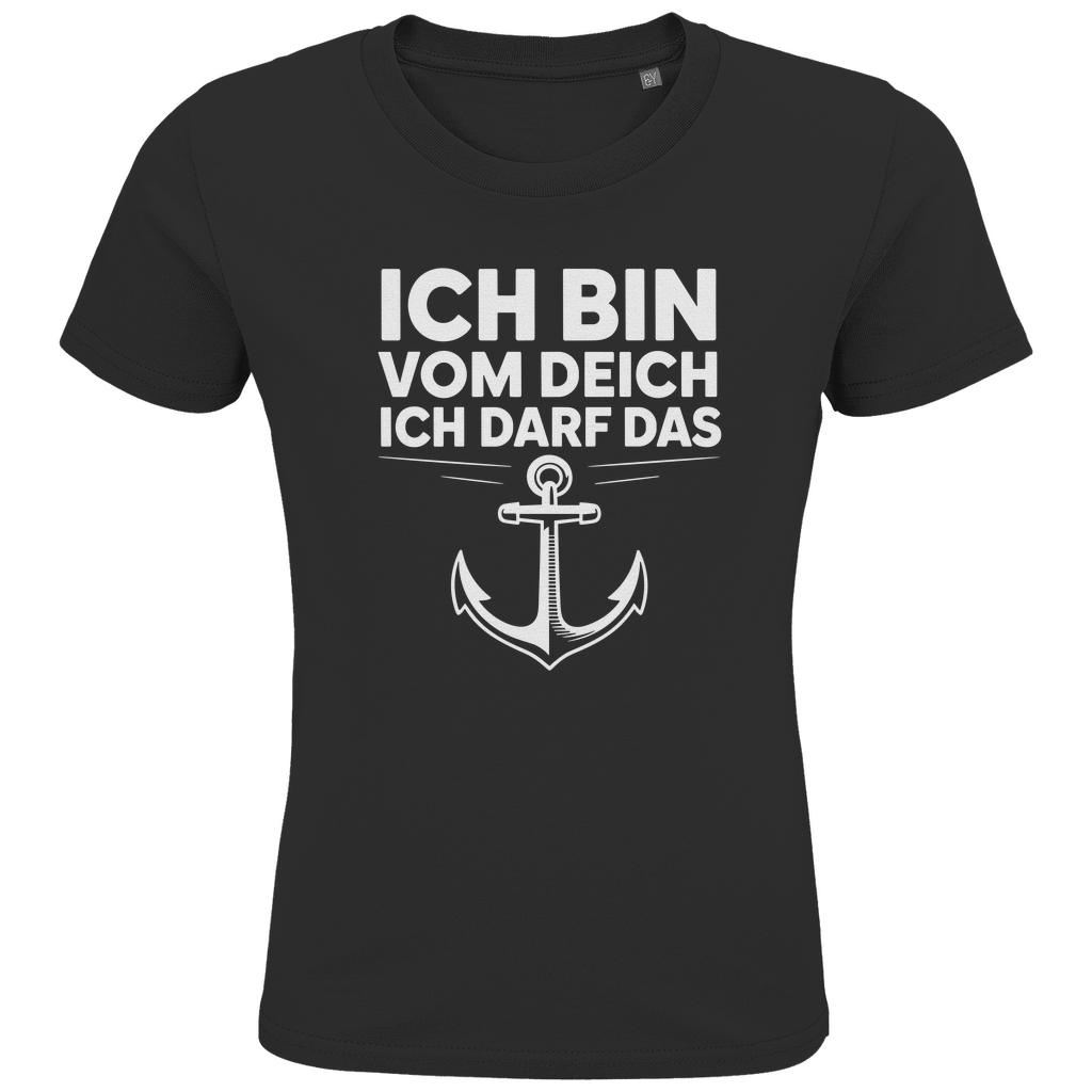 ICH BIN VOM DEICH ICH DARF DAS T-SHIRT KIDS
