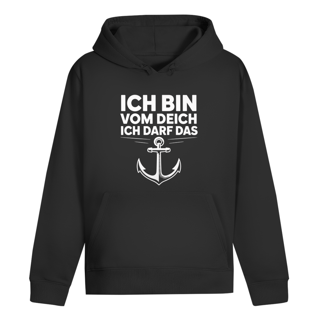 ICH BIN VOM DEICH ICH DARF DAS HOODIE