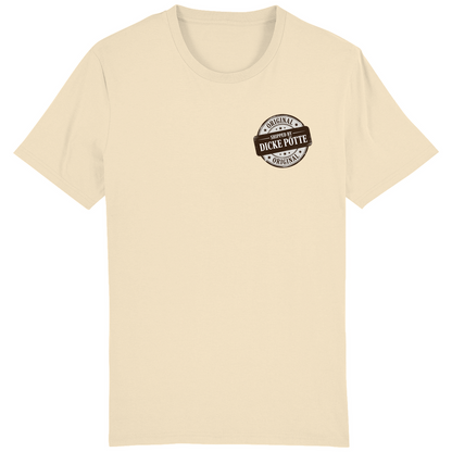 SHIPPED BY DICKE PÖTTE T-SHIRT BACKPRINT