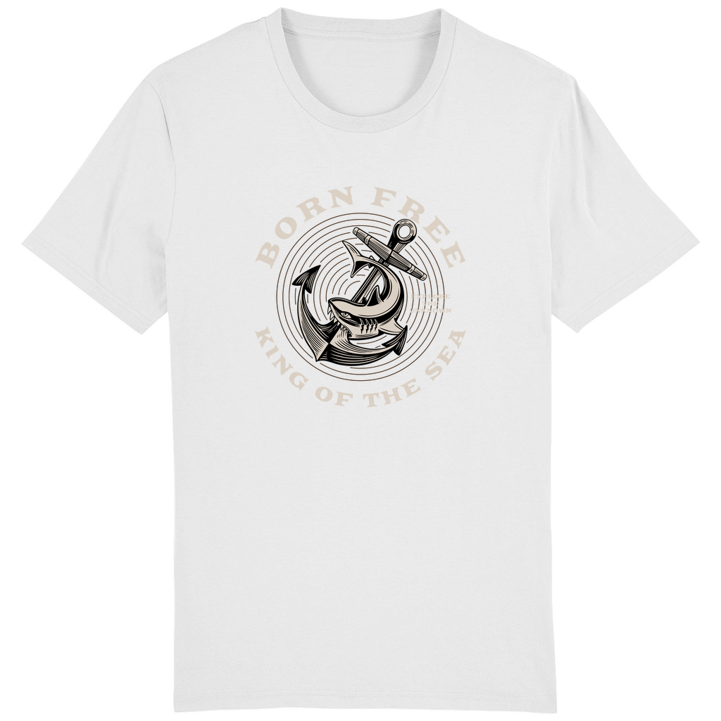 BORN FREE KING OF THE SEA T-SHIRT