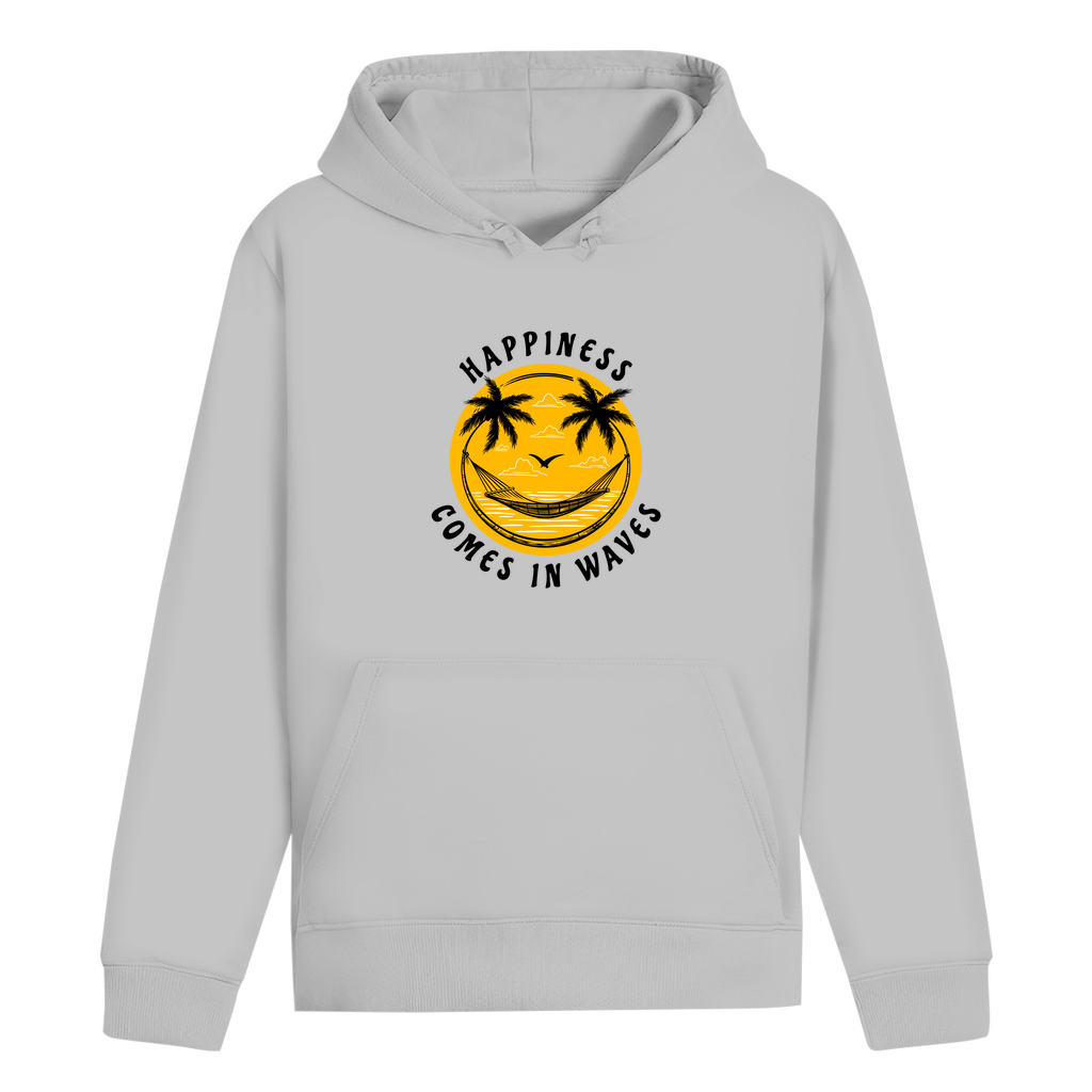 HAPPINESS COMES IN WAVES HOODIE