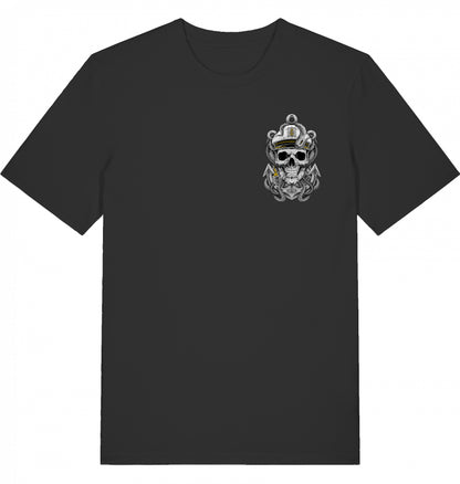 CAPTAIN SKULL T-SHIRT MIT BACKPRINT