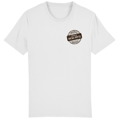 SHIPPED BY DICKE PÖTTE T-SHIRT BACKPRINT