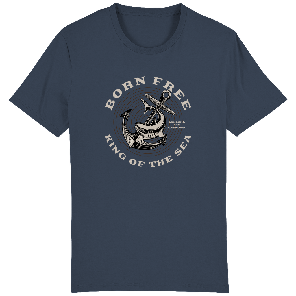 BORN FREE KING OF THE SEA T-SHIRT