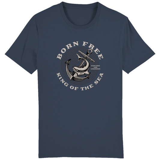 BORN FREE KING OF THE SEA T-SHIRT