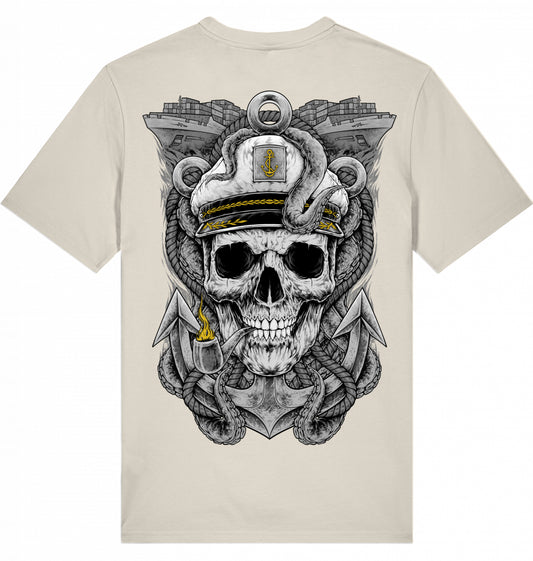 SKULL CAPTAIN T-SHIRT BACKPRINT