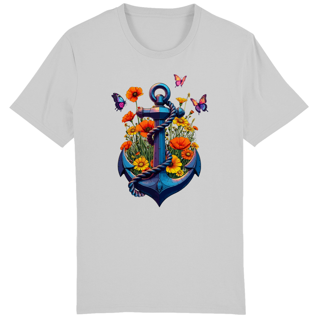 FLOWER POWER ANCHOR T-SHIRT